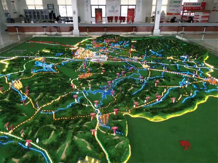 四川地形沙盘